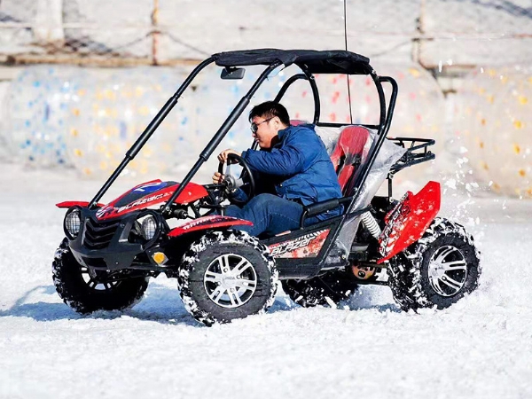 Snow motorcycle kart