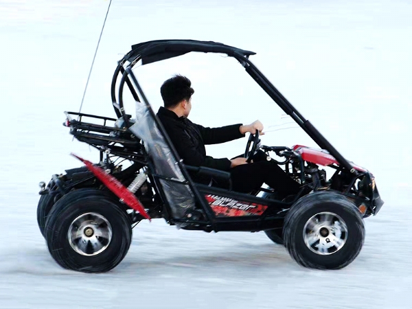 Snow motorcycle kart