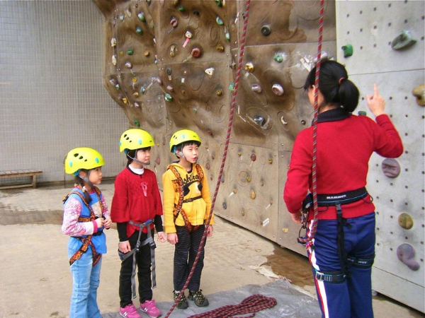rock climbing