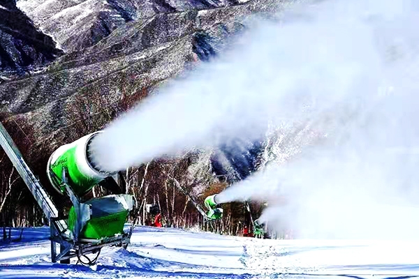 How much do you know about the role of snow-making machines in ski resorts?
