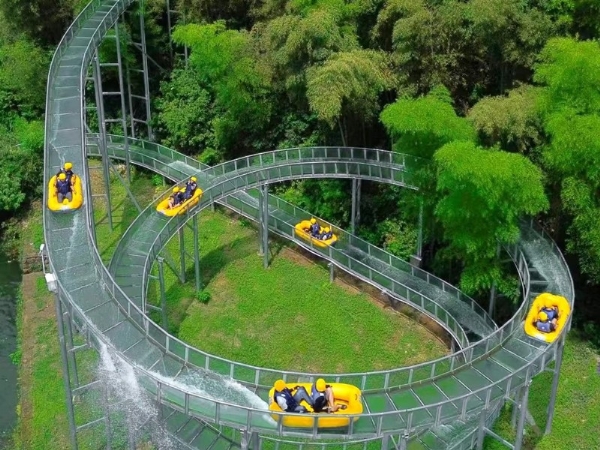 Glass water slippery