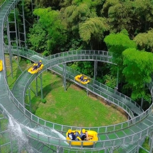 Glass water slippery