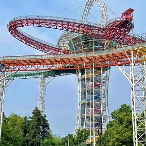 觀(guān)景臺+玻璃水滑